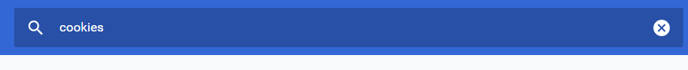 Chrome search bar - cookies