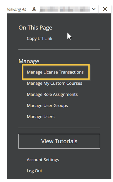 Manage License Balance screenshot (2)