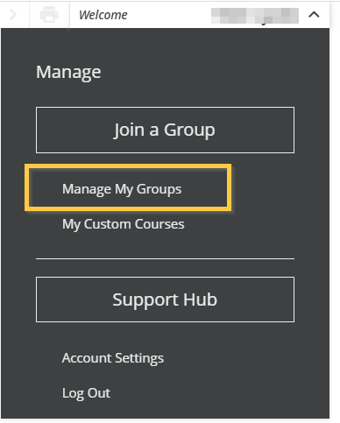 Manage My Groups
