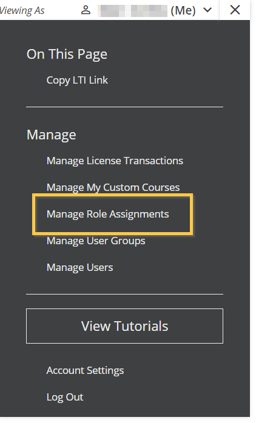 Manage Role Assignments